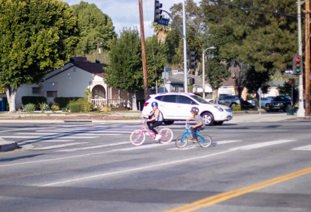 Child bicycle accident