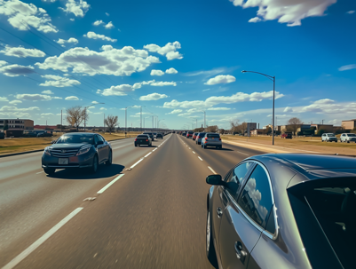 Four-Vehicle Crash Causes Injuries on I-80