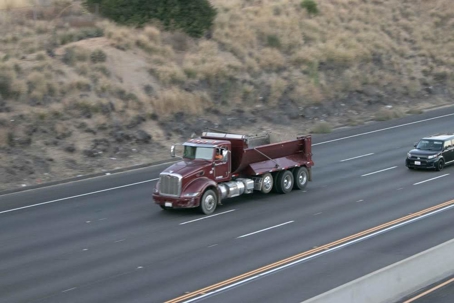 Injury Crash Involving Semi and Scooter on W Sunset Blvd