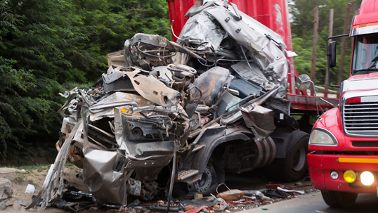 Truck and SUV Wreck on Main St in Grantsville, UT